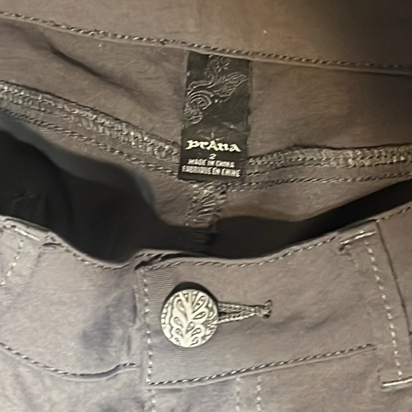 PrAna Breathe Straight Leg Pant Women’s Size 2 Gray Outdoors Hiking Athlesiure - Picture 7 of 8